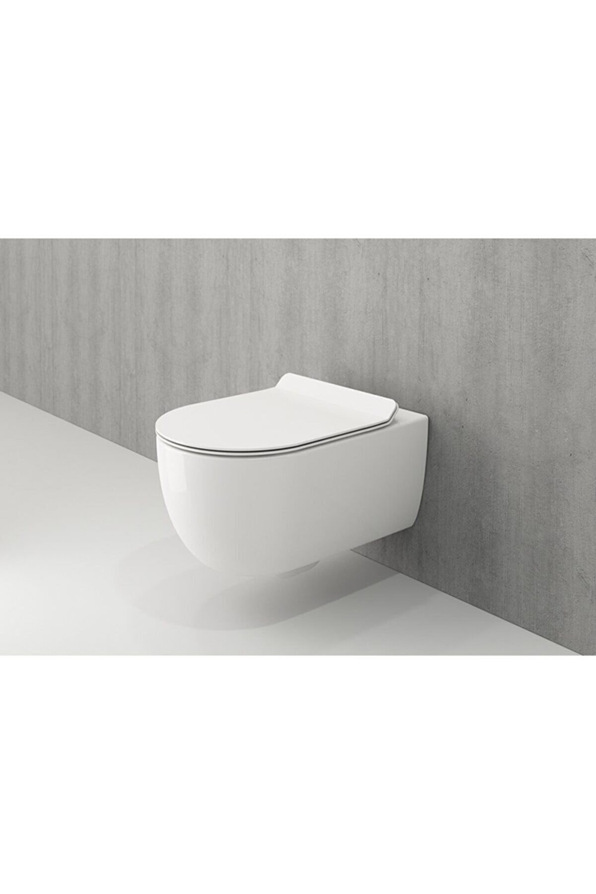 BOCCHİ 1417-002-0128 V-TONDO KISA RIMLESS KLOZET VE KPK M BEYAZ