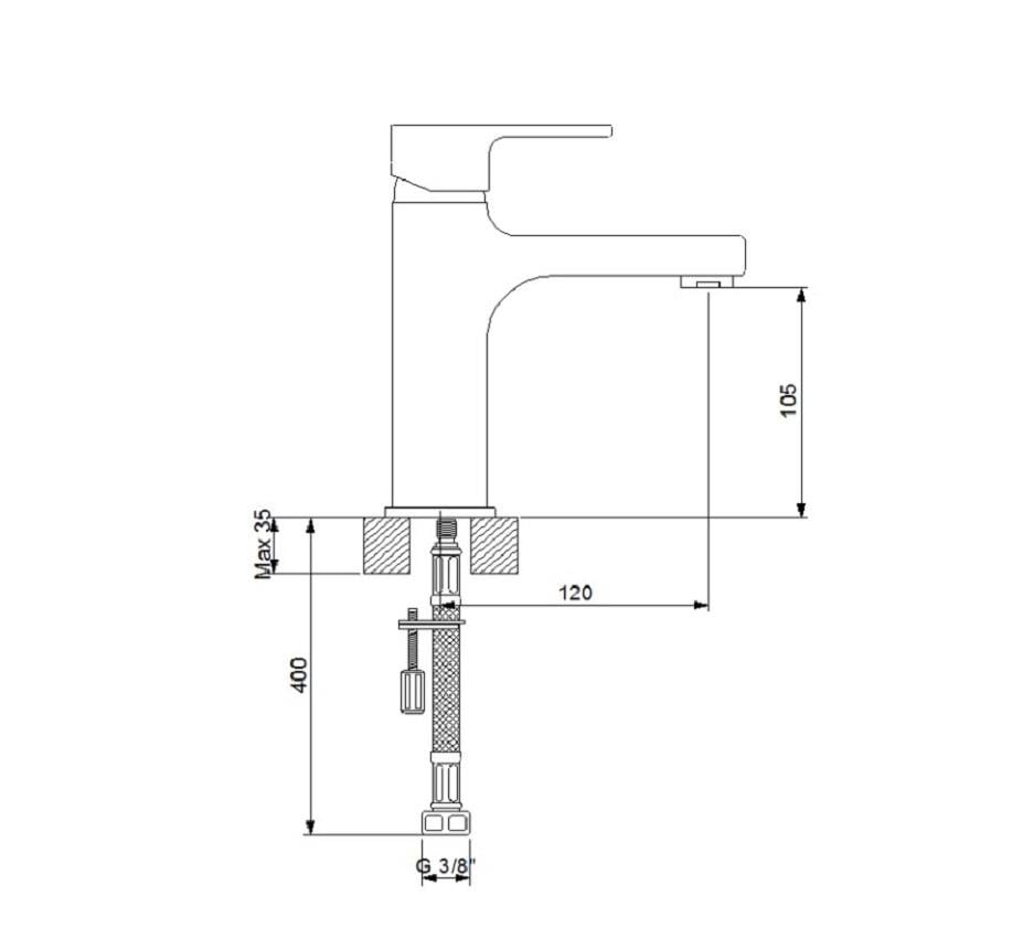 NEWARC DROP LAVABO BATARYASI 241521