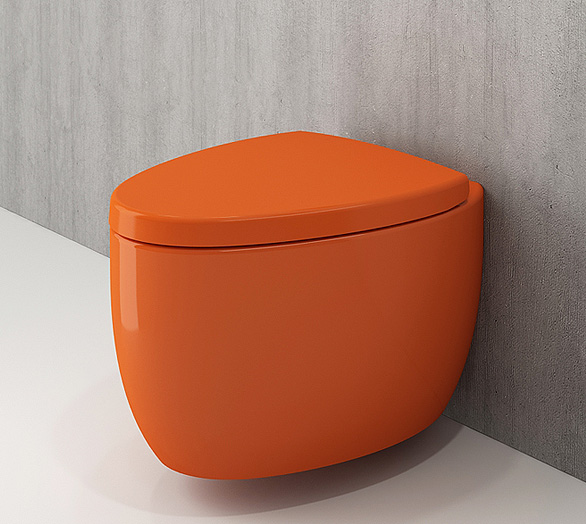 Bocchi Etna Asma Klozet ve Kapak Turuncu 1116-012-0128