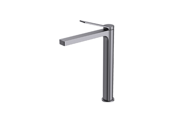 CREAVİT Ritmo Uzun Lavabo Armatürü Metalik Gri  RT6500GR