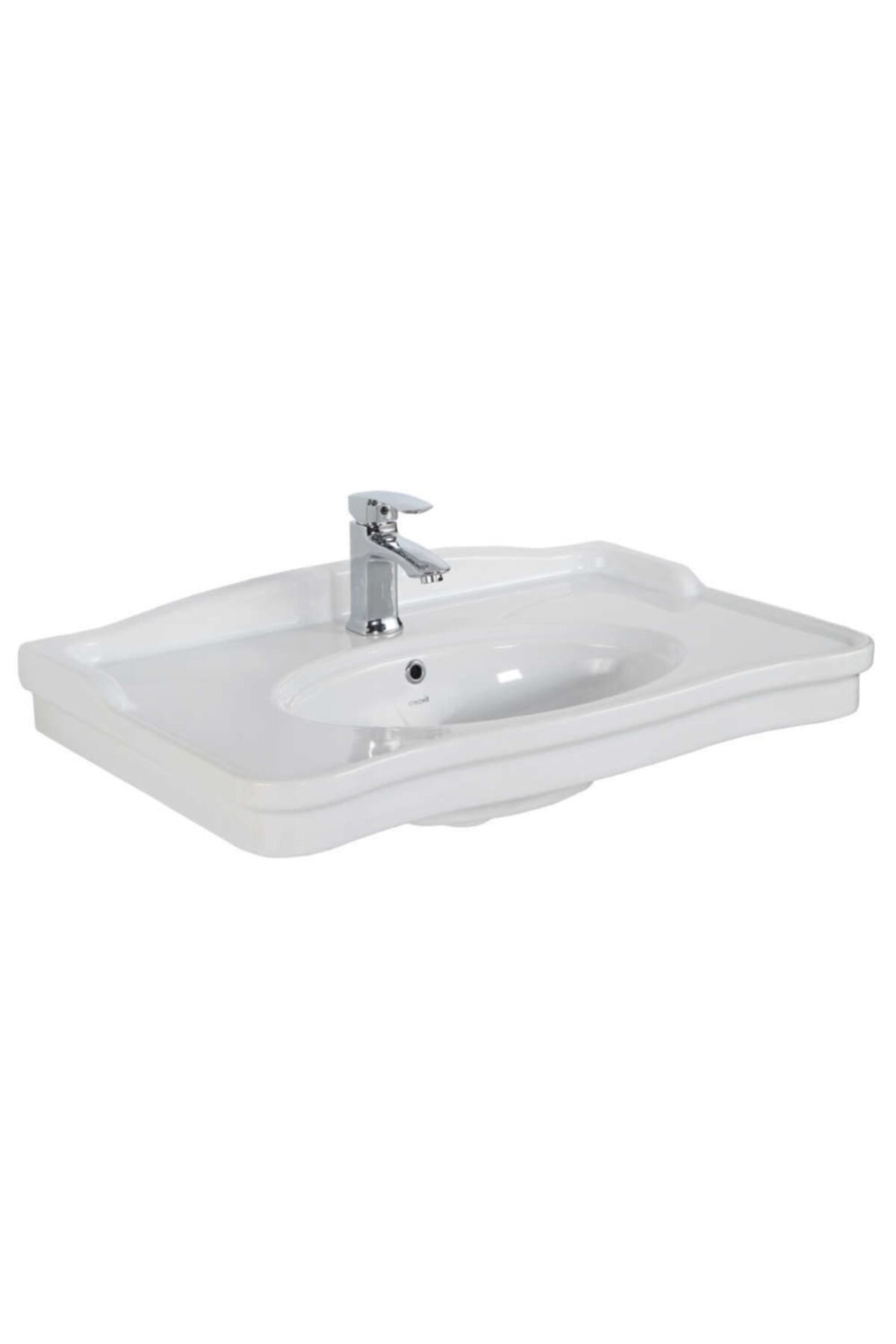 Creavit An080 Antik Etajerli Dolap Uyumlu Lavabo 80 Cm