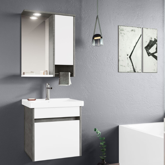 Orka Aydos 55 Cm Banyo Dolabı Takım