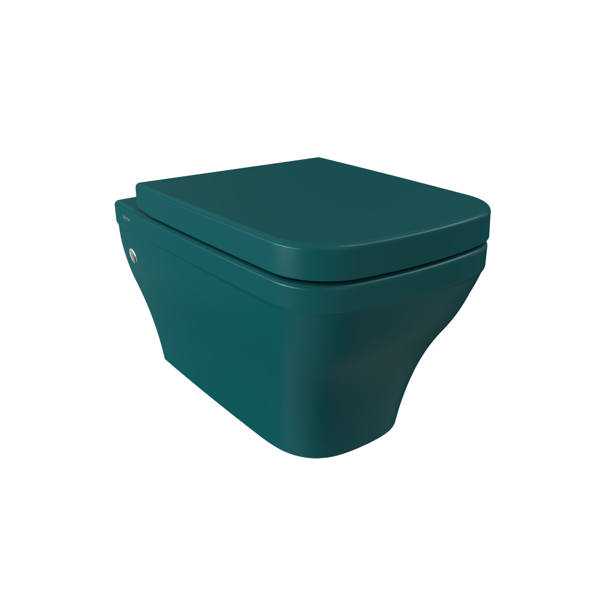 Bocchi 1304-071-0128 Firenze Rimless Asma Klozet ve Kapağı Mat Petrol Mavisi