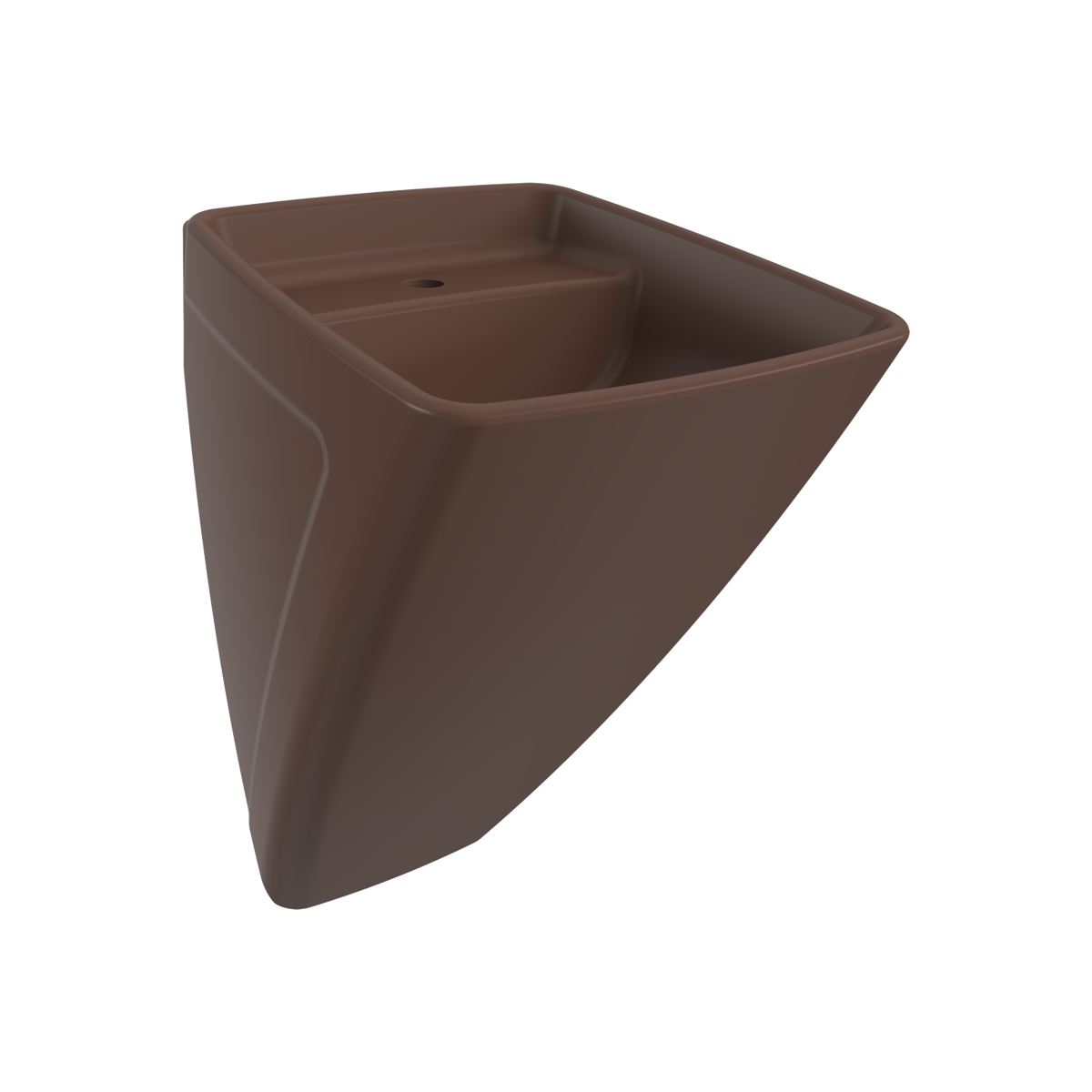 Bocchi Firenze Asma Monoblok Lavabo, 48 Cm, Mat Kahve 1082-025-0126