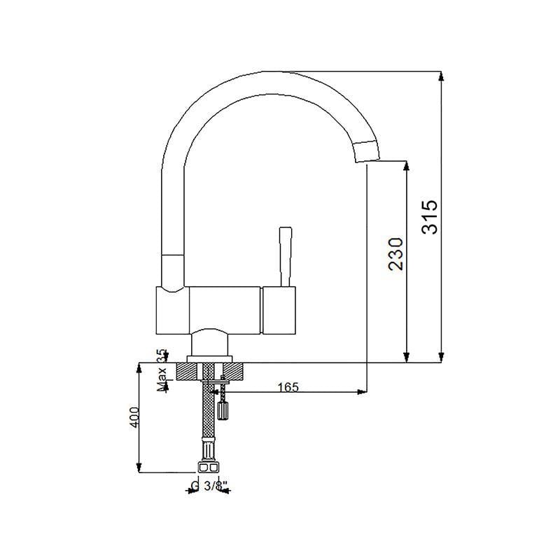 NEWARC 150971N ÖZEL EVYE BATARYALARI PENCERE ÖNÜ EVYE BATARYASI