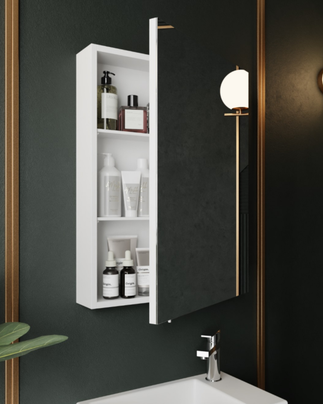 Creavit Forest 53 cm Banyo Dolabı Takımı