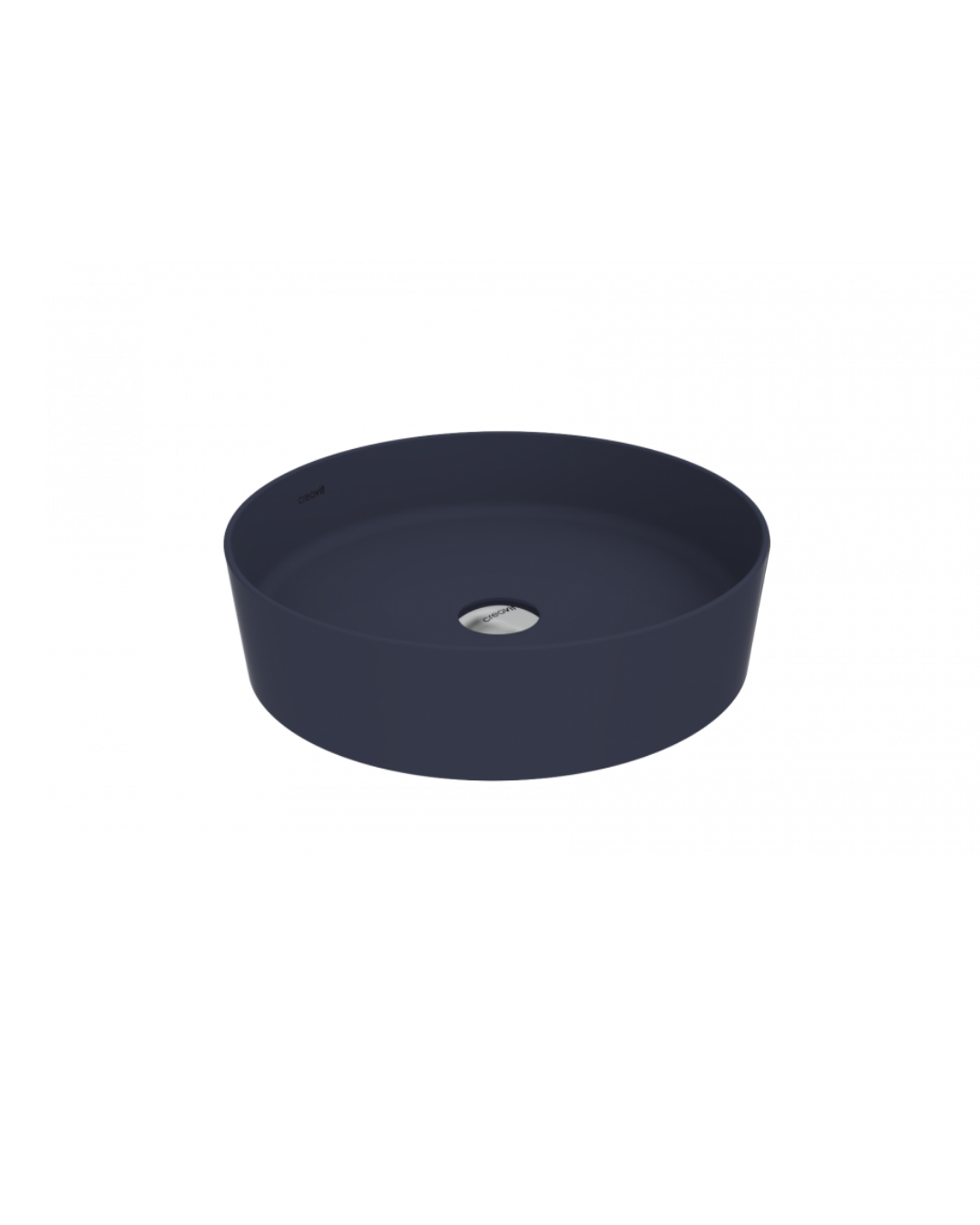 Creavit Loop Ø 45 cm Çanak Lavabo  Mat Basalt (Lacivert) Basalt
