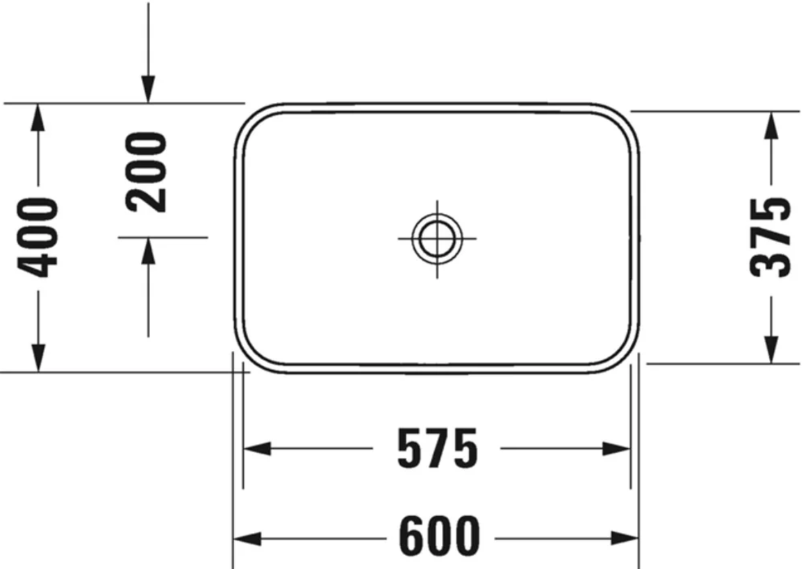 Duravit Çanak Lavabo 600x400 mm 2359600000