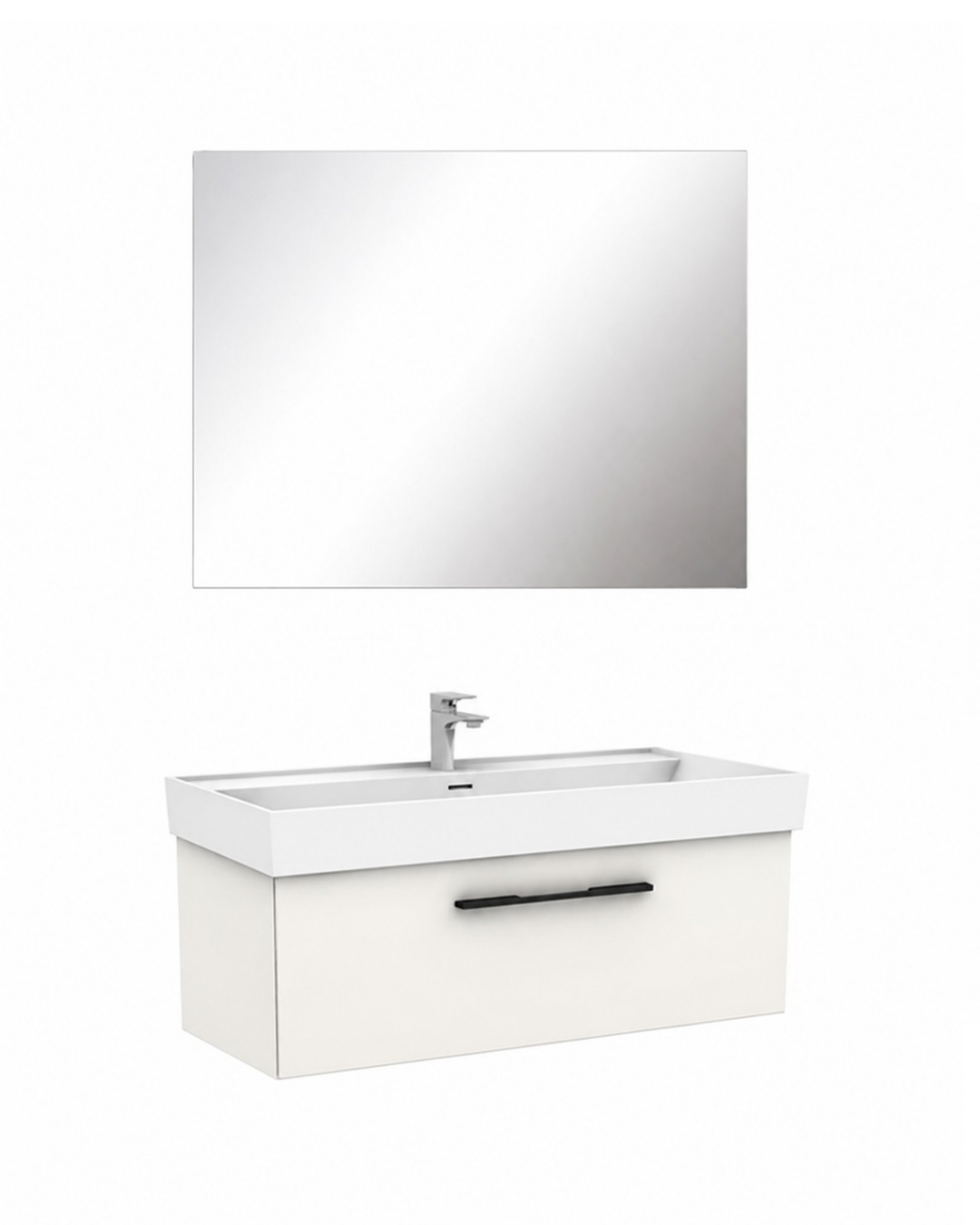 Kobos Glow 80 cm Banyo Dolabı Takımı Beyaz
