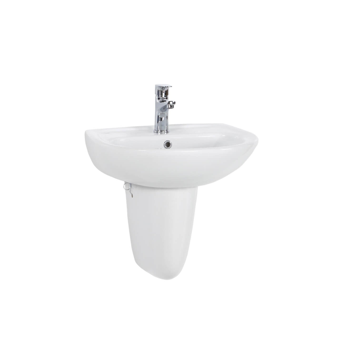 Creavit TP150 Yarım Ayaklı Delikli Lavabo 40X50 cm