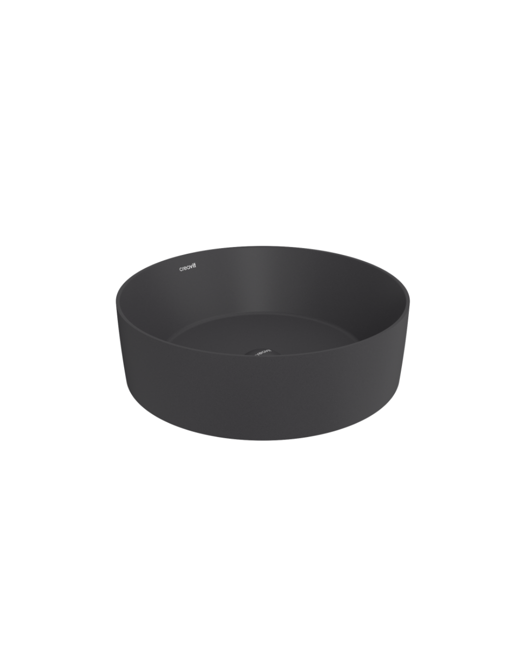 Creavit Nice Tezgah Üzeri Lavabo Ø45 cm Mat Antrasit NC045.00AM