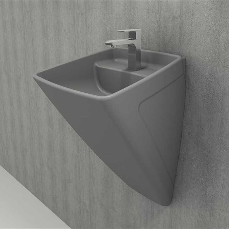 Bocchi Firenze Asma Monoblok Lavabo Mat Gri 1082-006-0126
