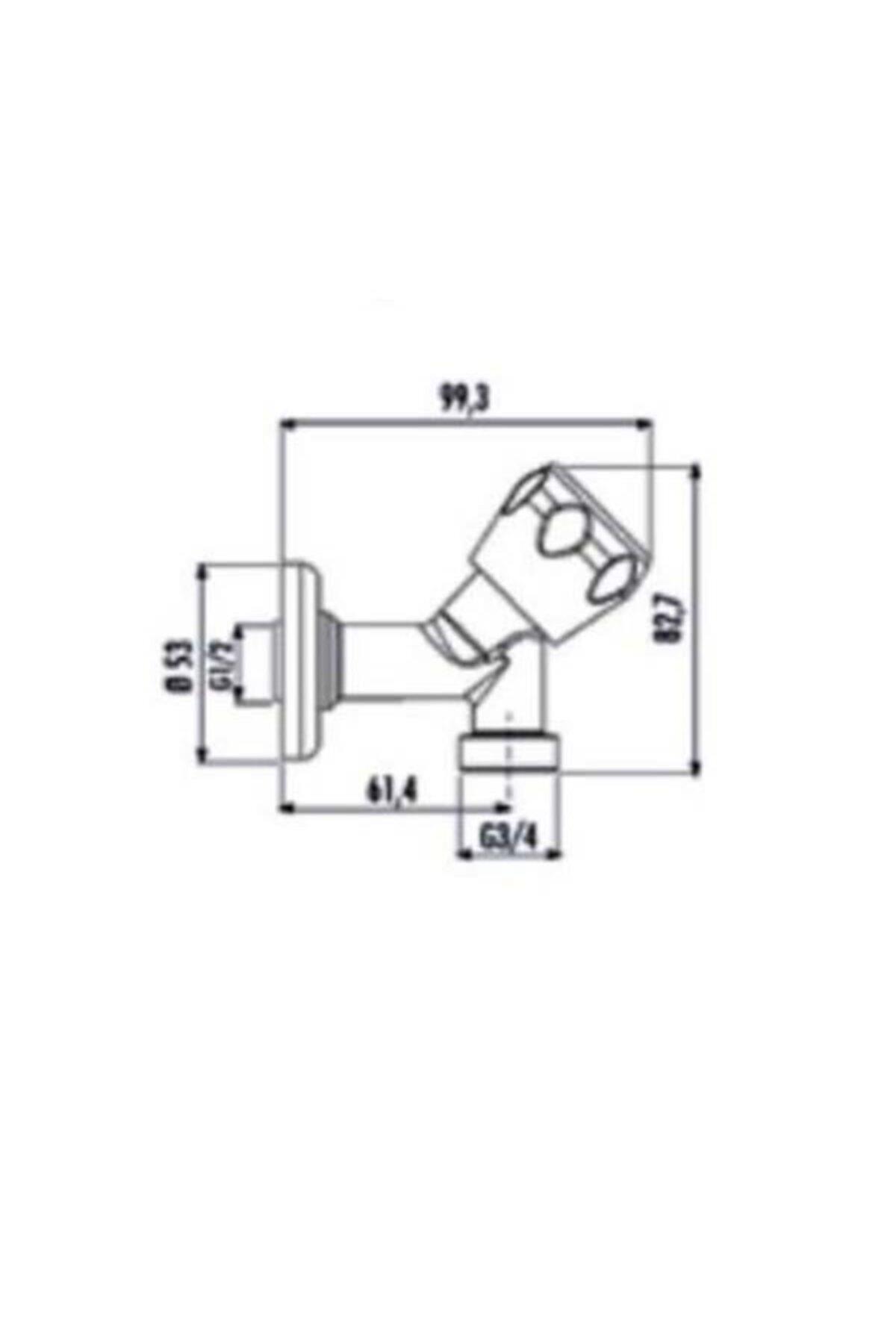 Creavit T405c Çamaşır Musluğu