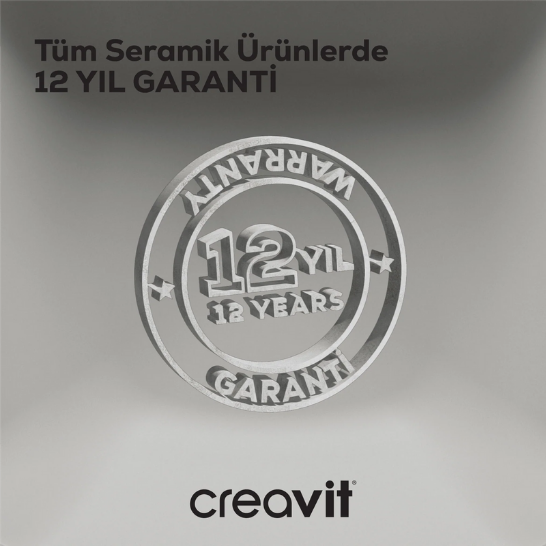 Creavit LP146 Loop 45cm Masa Üstü Çanak Lavabo Mat Beyaz