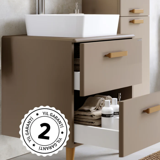 Creavit Patara Banyo Dolabı Takımı 60 cm