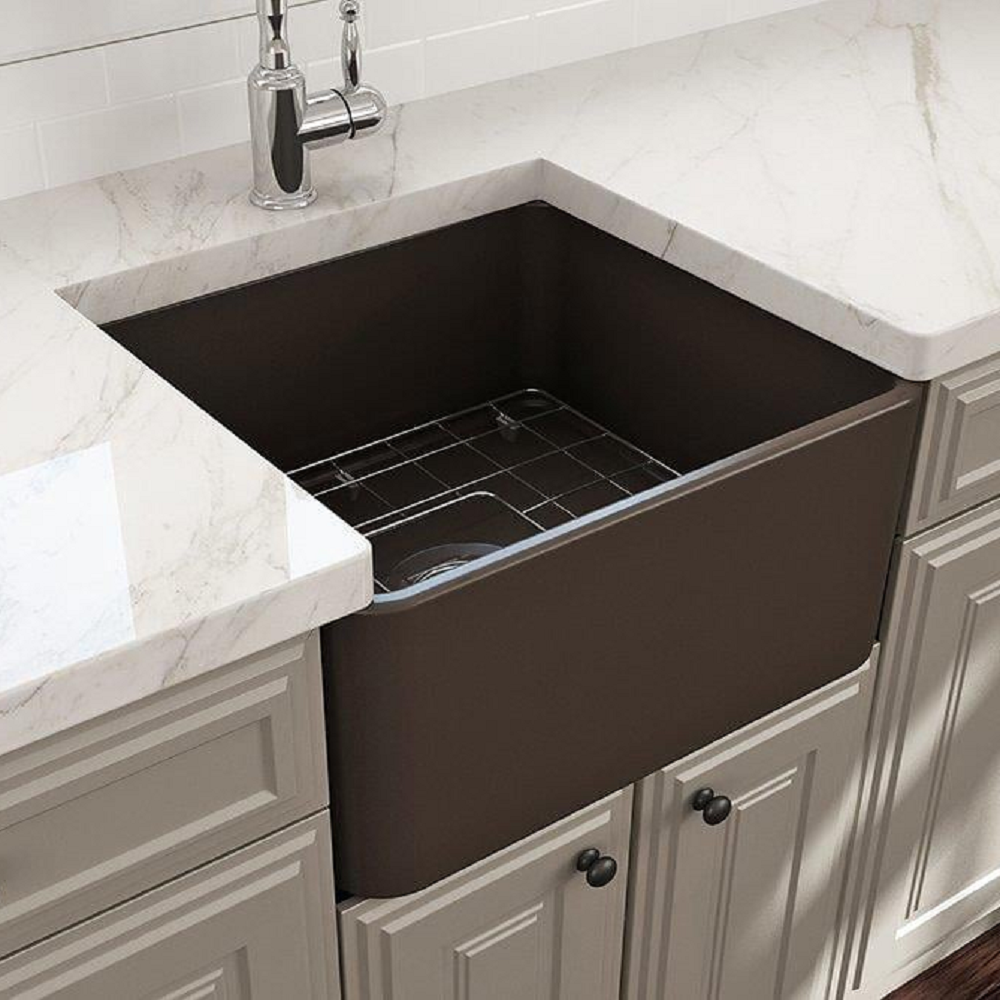 Bocchi Lavello Seramik Mutfak Eviyesi 50 cm Mat Kahve 1136-025-0120