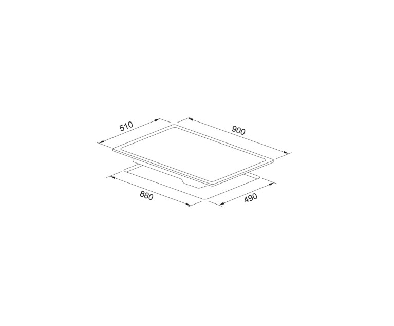 FRANKE FRSM 905 C TOD BBK Black Glass Elektrikli Cam Ocak  108.0669.472