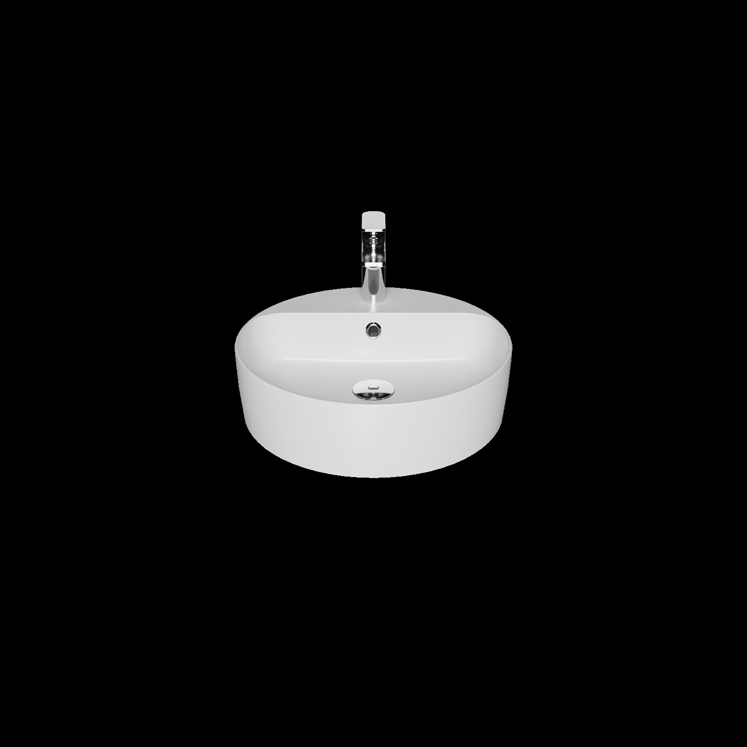 Creavit LP146 Loop Yuvarlak Çanak Lavabo Ø45 cm