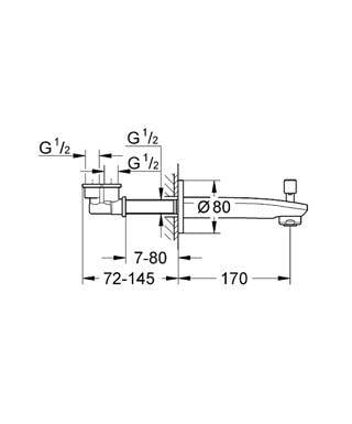 Grohe 13277002 Eurostyle Cosmopolitan Çıkış Ucu