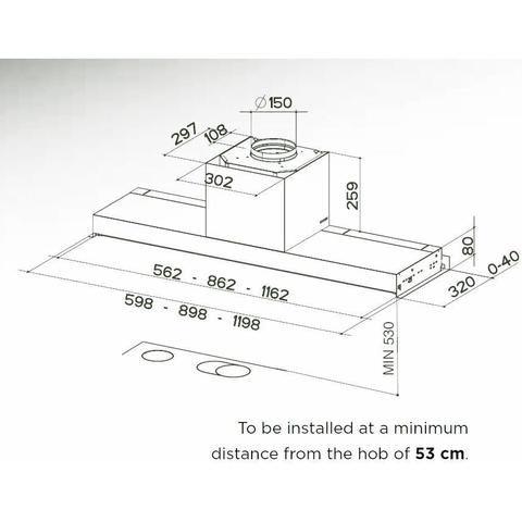 EV8+ X A90 Paslanmaz Çelik Faber