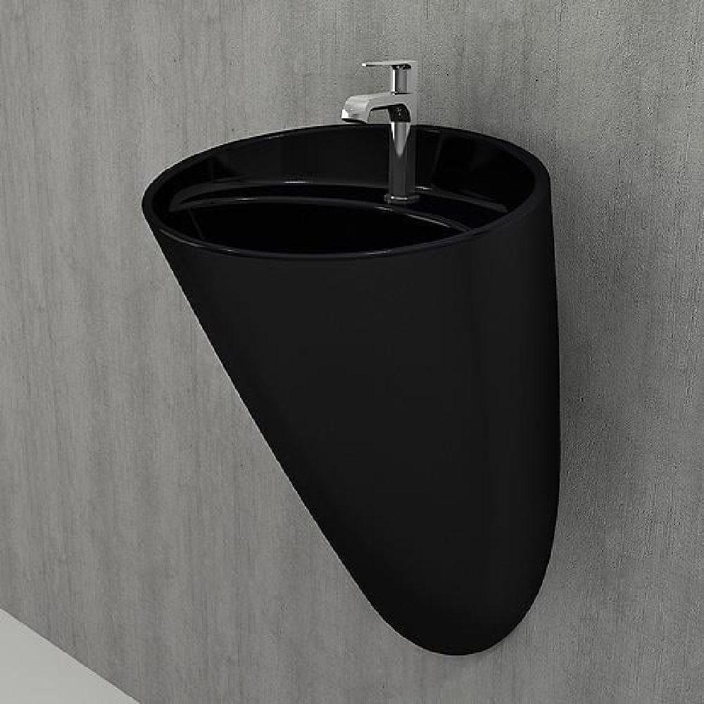 Bocchi Venezia Asma Monoblok Lavabo Parlak Siyah 1083-005-0126