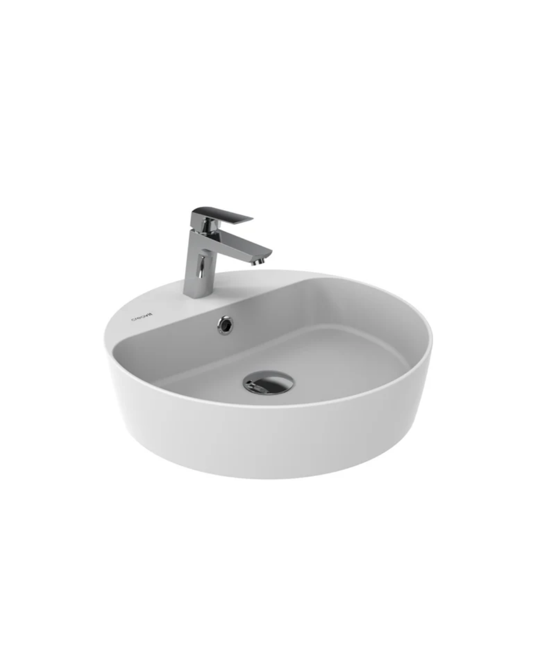 Creavit Loop 45cm Masa Üstü Çanak Lavabo Mat Beyaz LP146-00MB