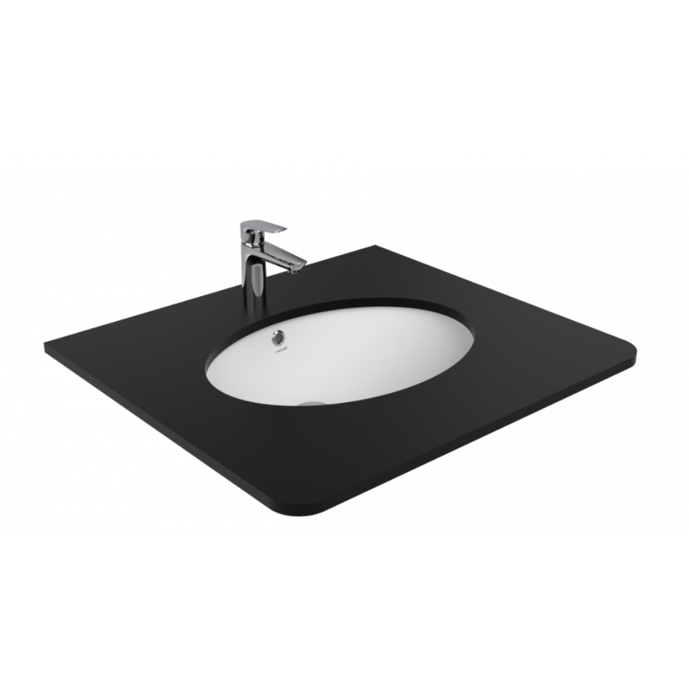 Creavit TP216 Tezgah Altı Oval Lavabo 37X51 cm Beyaz