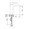 Newarc Aqua Lavabo Bataryası Krom 941521