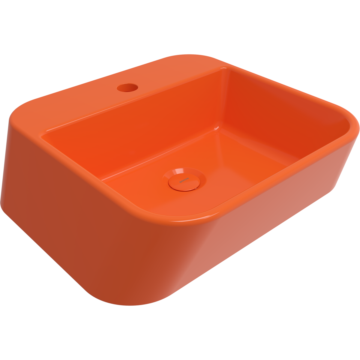Bocchi Firenze Batarya Banklı Çanak Lavabo Turuncu 1074-012-0126