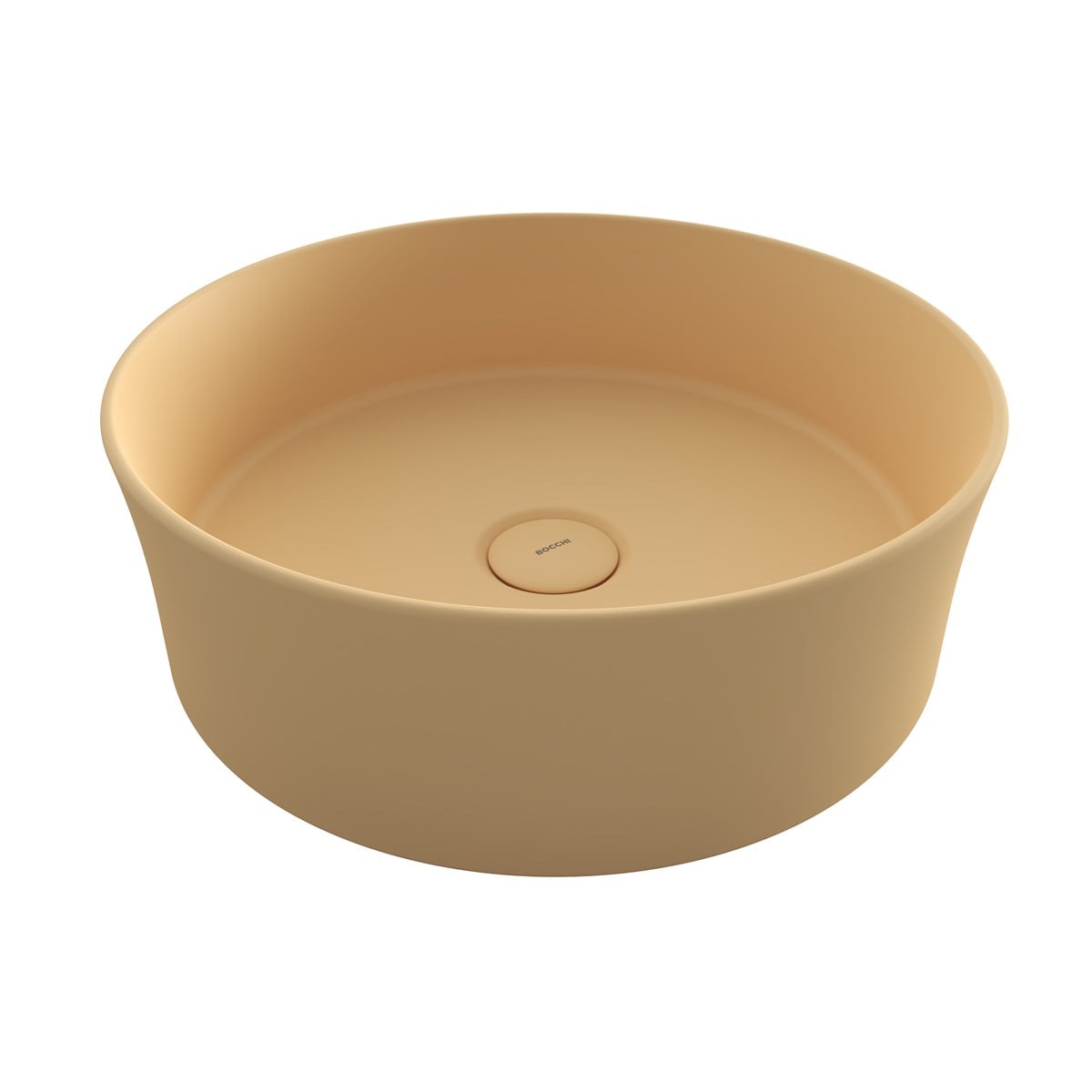 Bocchi Sottile Slim Line Yuvarlak Lavabo 38 cm Mat Kaşmir