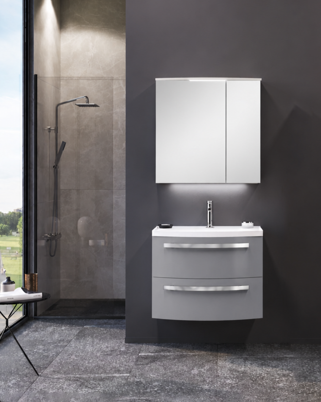 Orka Urla 70 cm  Banyo Dolabı Takım 