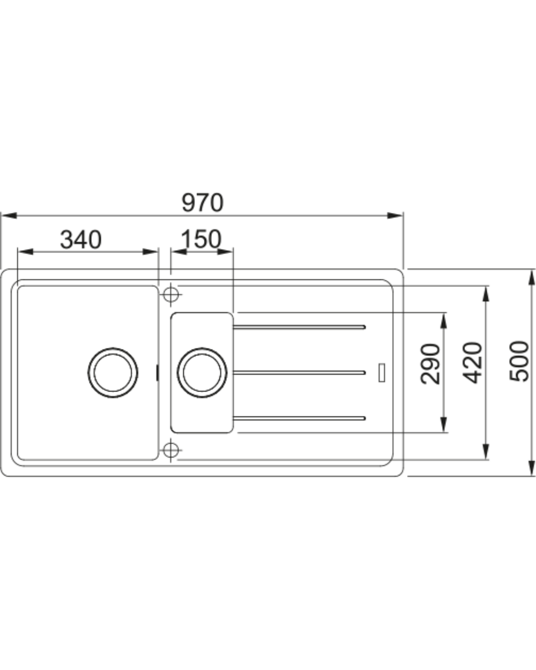 Franke Basıs Granıt BFG 651 Sahara 
