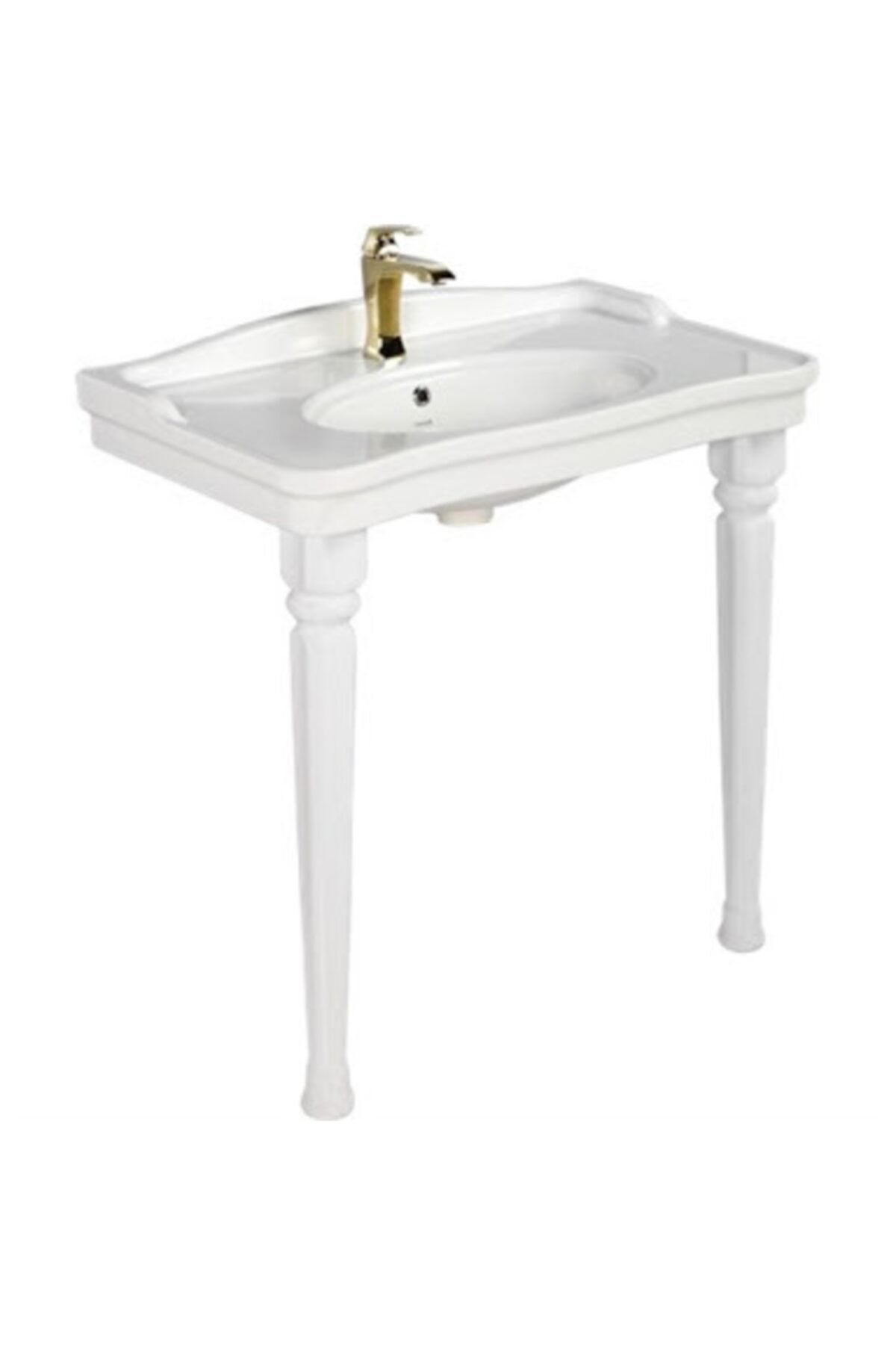 Creavit An080+kl270 Antik Lavabo Ayak 50x80 Cm Beyaz