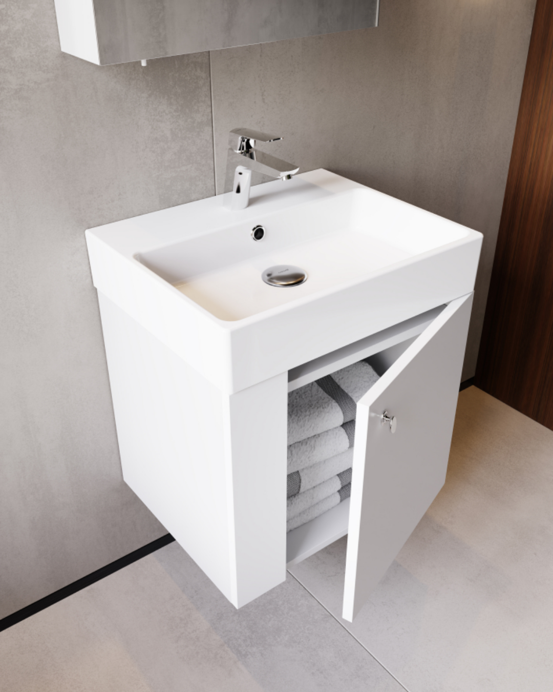 Creavit Font Banyo Dolabı Takımı 