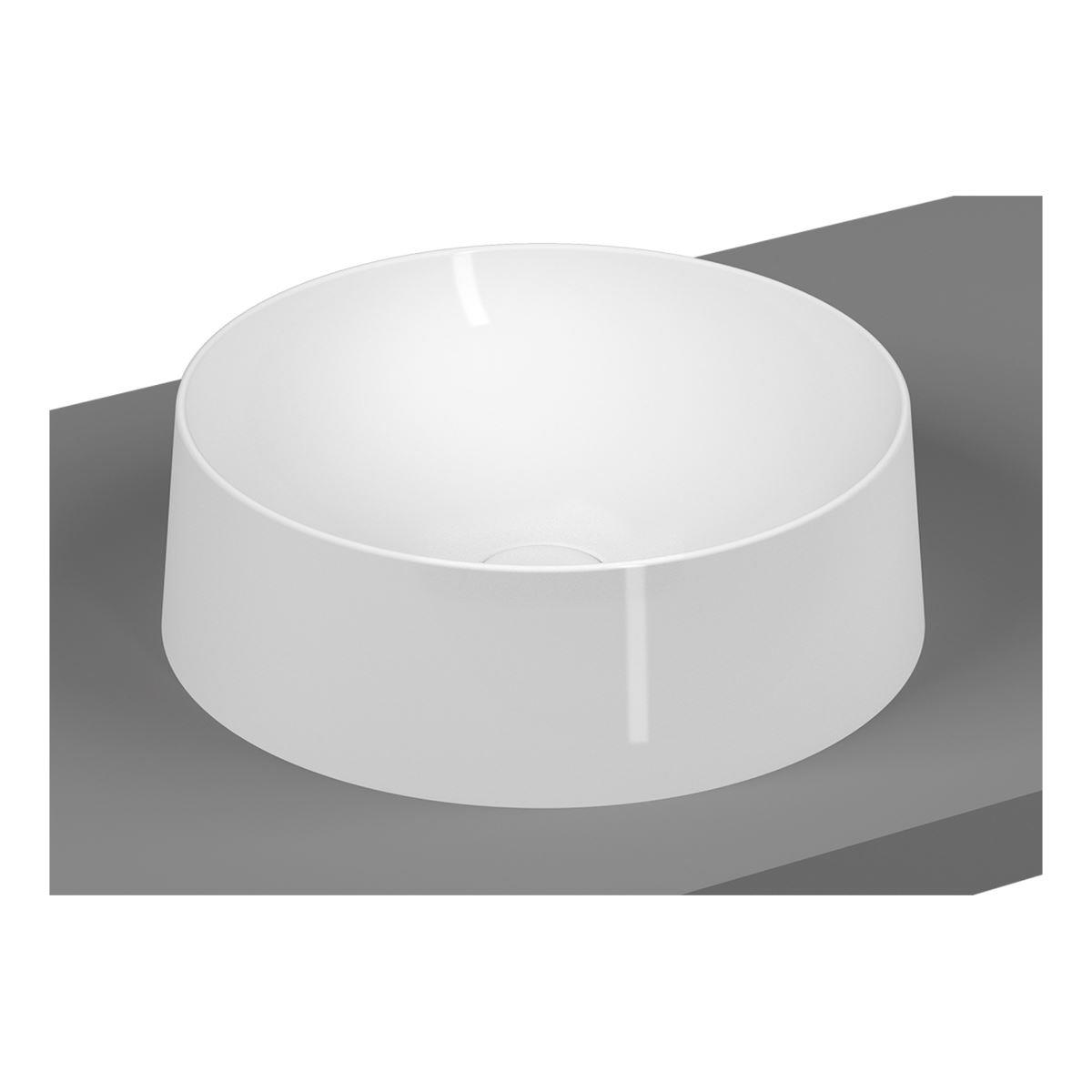 Fame Yuvarlak çanak lavabo, 40 cm Beyaz