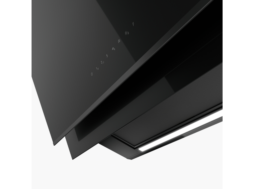 FRANKE Mythos Pro K-LINK FMY PRO 907 FM BK/BK MATT KL Black Glass+Black Davlumbaz 330.0705.065