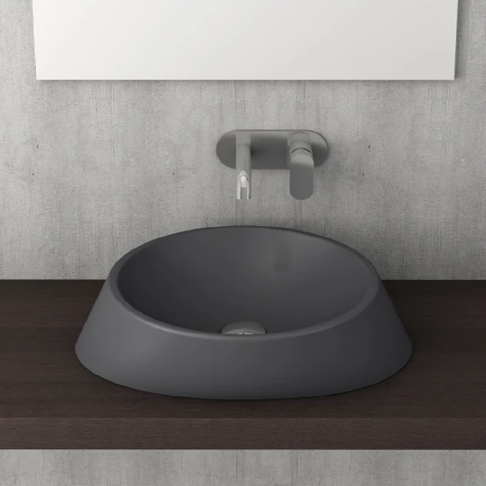 Bocchi Venezia Çanak Lavabo Mat Antrasit 56 cm 1010-020-0125