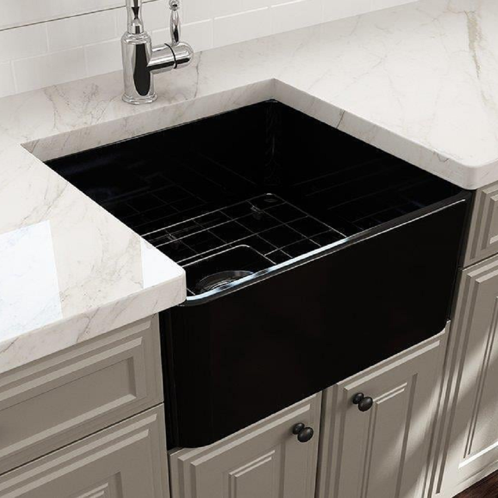 BOCCHİ LAVELLO MUTFAK EVİYESİ 50 cm Parlak Siyah 1136-005-0120