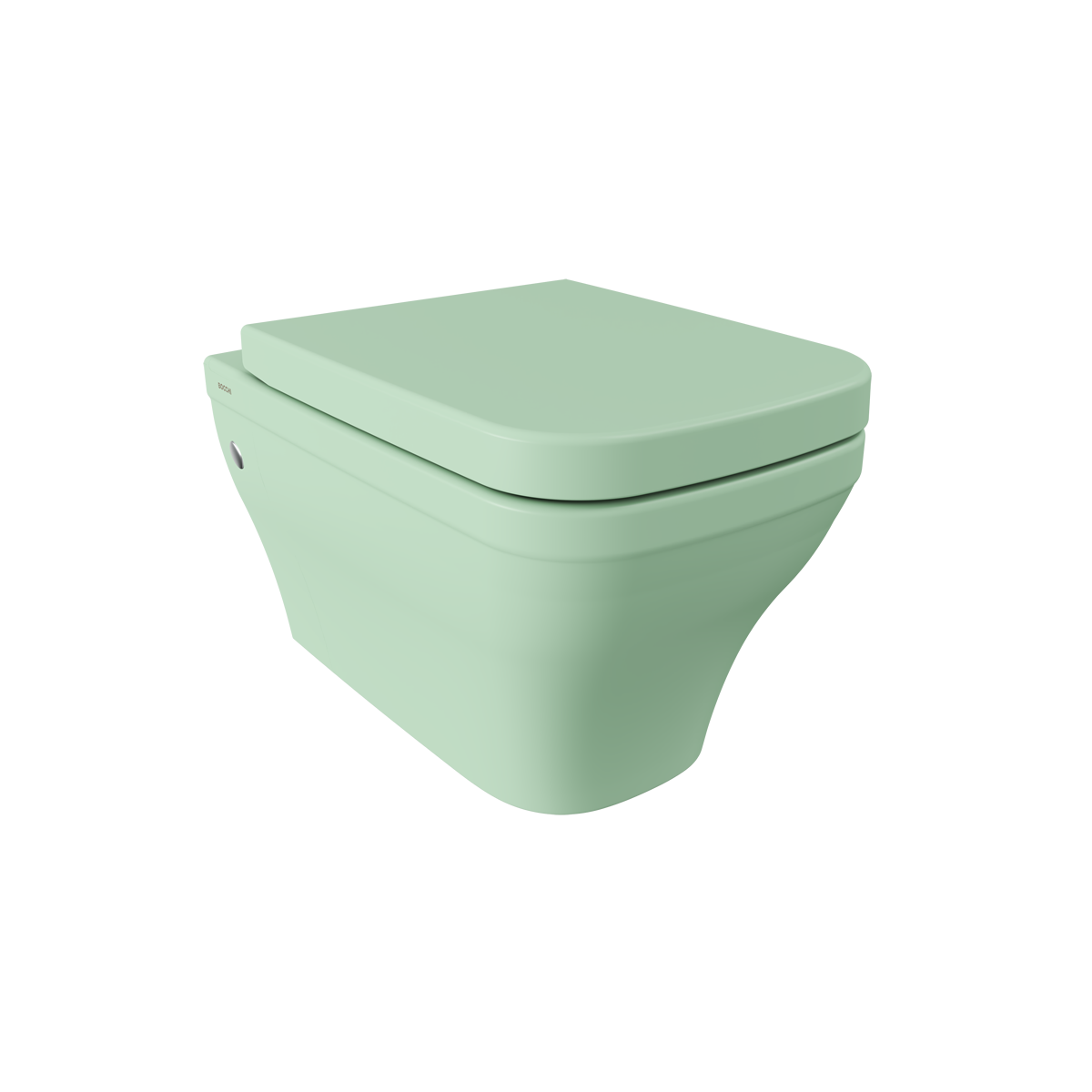 Bocchi 1304-033-0128 Firenze Rimless Asma Klozet ve Kapağı Mat Mint Yeşil