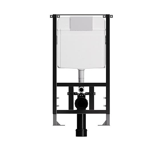 Alçı Duvar İçin 9cm Duvar Önü Hızlı Montaj 3/6 lt Gömme Rezeruvar Seti