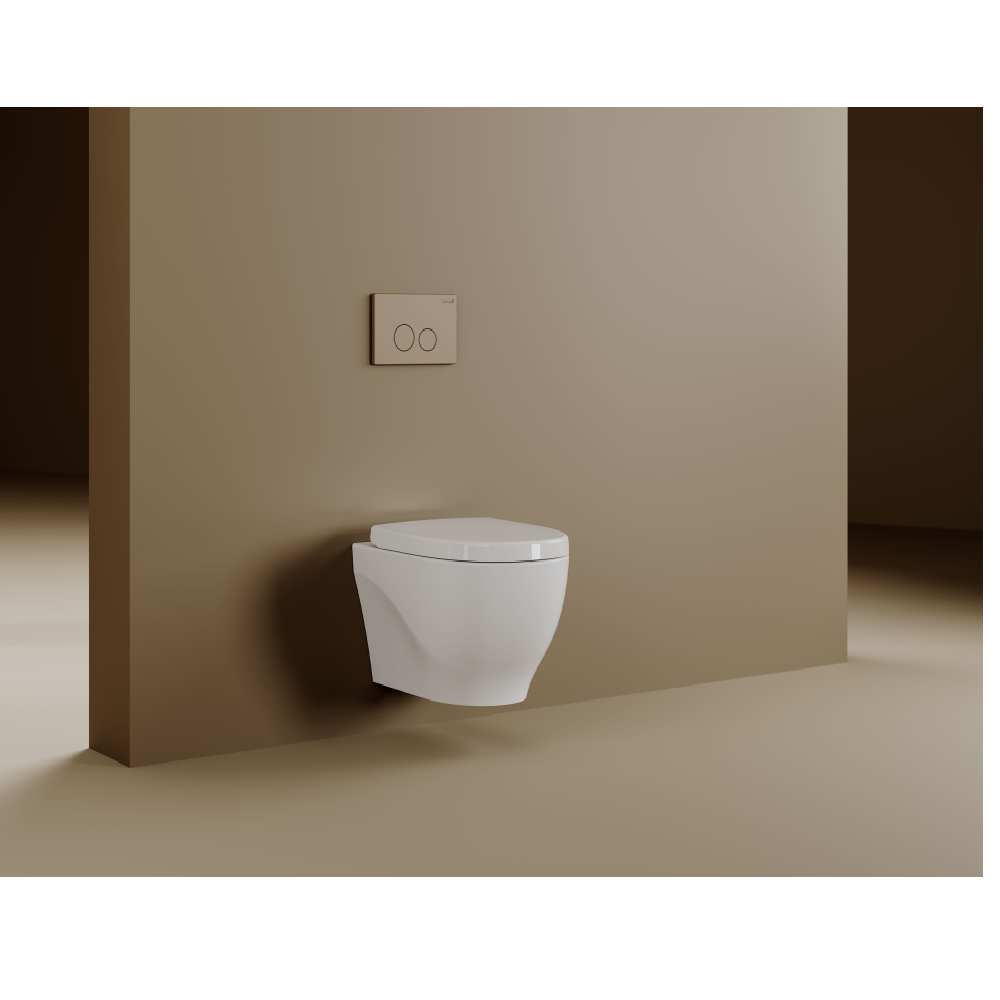 CREAVİT MA321 Mare Rim-Off Asma Klozet Ve Kapak  BEYAZ