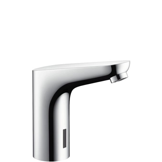 Focus Elektronik Lavabo Bataryası Isı Ayar Kumandasız, Pilli Krom