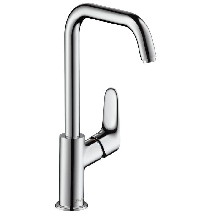 Focus Tek Kollu Lavabo Bataryası 240 (120° Dönebilir Gaga ile) Krom