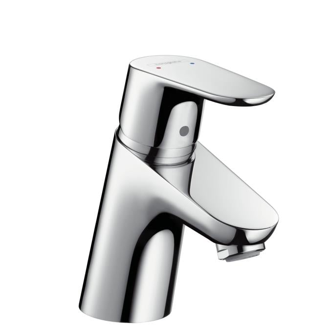 Focus Tek Kollu Lavabo Bataryası Bas Aç Tapa Seti ile Birlikte Krom