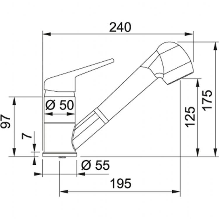 FRANKE Novara Plus Krom Mutfak Bataryası 115.0347.111