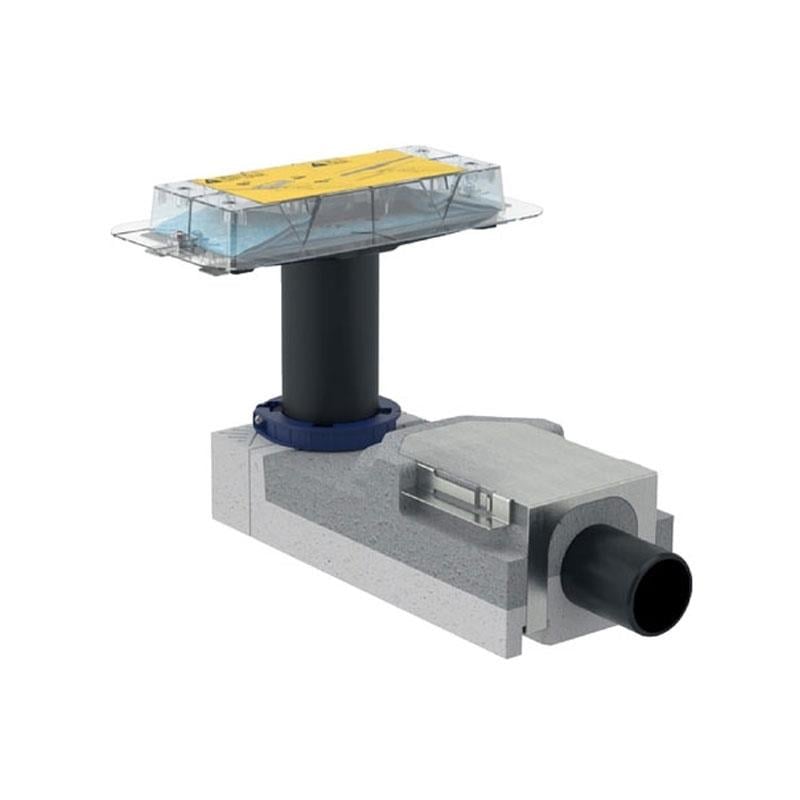 GEBERİT CleanLine Duş Kanalı Sifon Seti,min 90 mm yükseklik