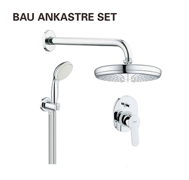 GROHE BAU ANKASTRE SET