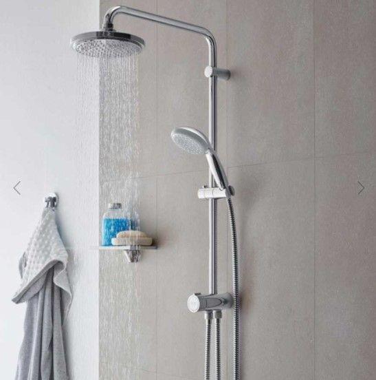 Grohe New Tempesta Sistem 200 Duvar Bağlantılı, Divertörlü Duş Sistemi 27389002