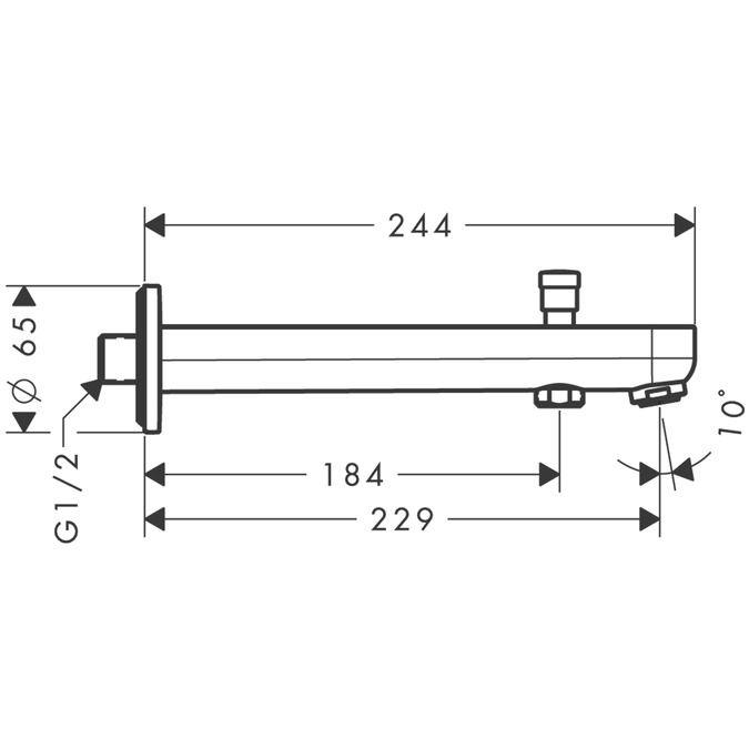 Hangrohe Metris S Yönlendiricili Gaga 228 mm
