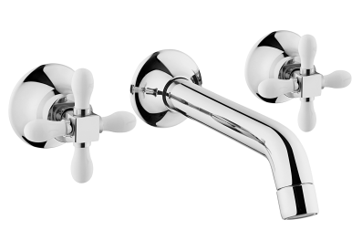 Juno Classic Ankastre lavabo bataryası (sıva üstü grubu) krom